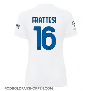 Inter Milan Davide Frattesi #16 Udebanetrøje Dame 2023-24 Kortærmet